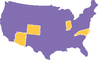 Locations map purple